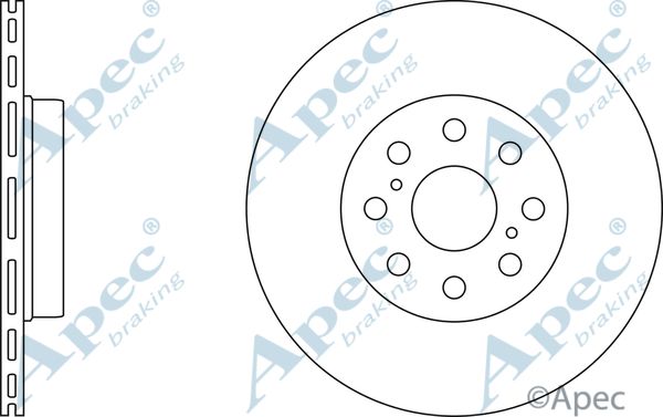 APEC BRAKING Тормозной диск DSK2365